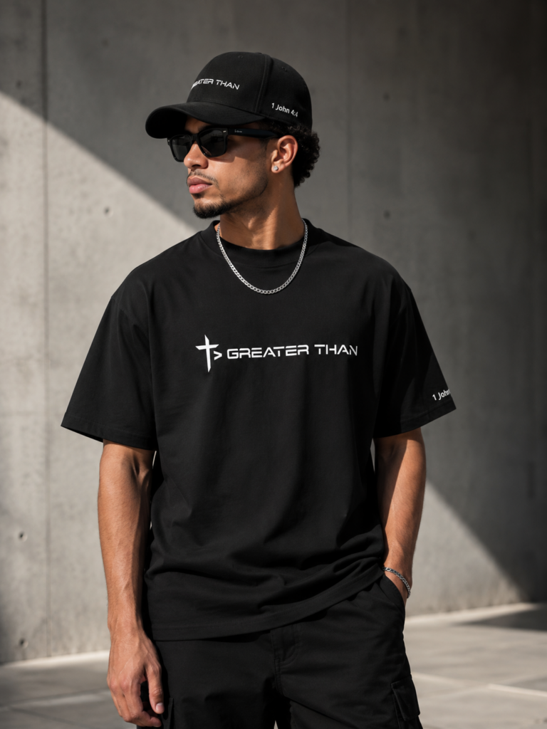 Oversized Mock Neck T-Shirt