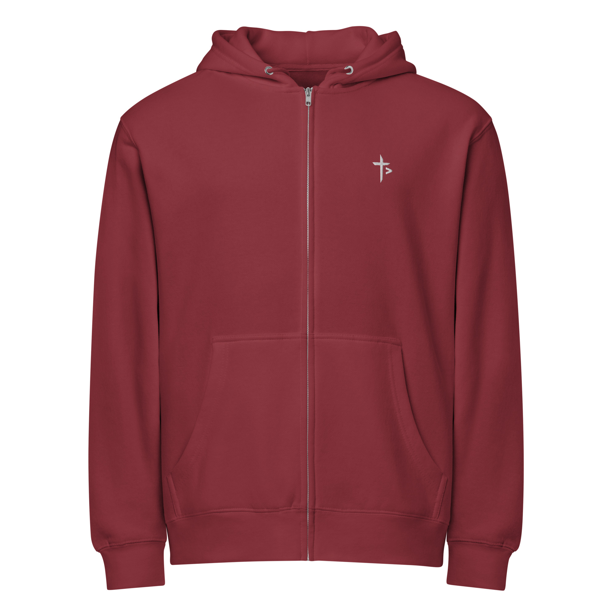 Full-Zip Relaxed Hoodie - Image 1