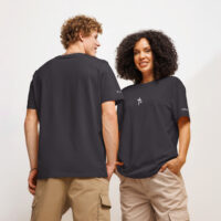 Organic Ribbed Neck T-Shirt