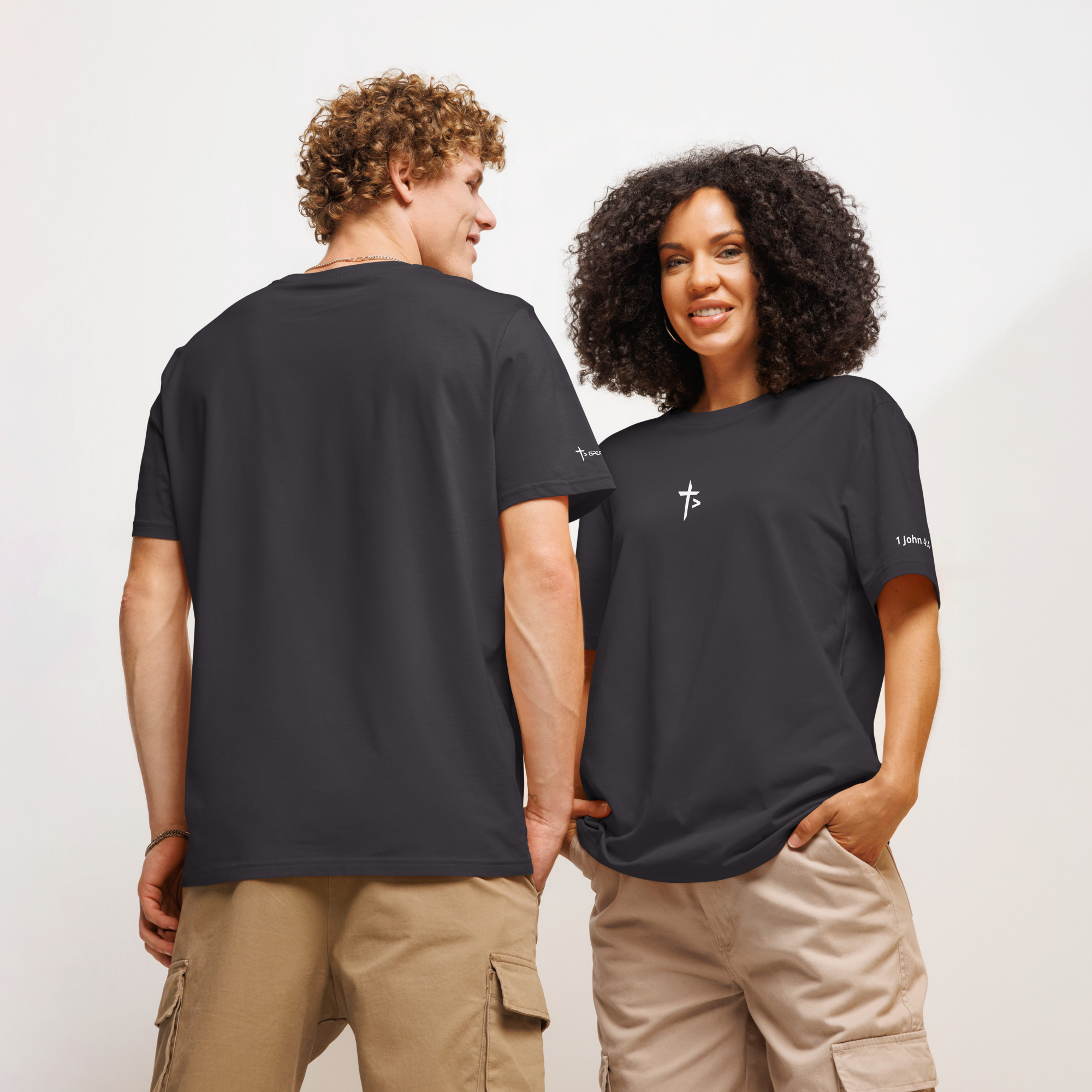 Organic Ribbed Neck T-Shirt - Image 7