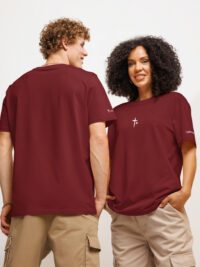 Organic Ribbed Neck T-Shirt - Image 5