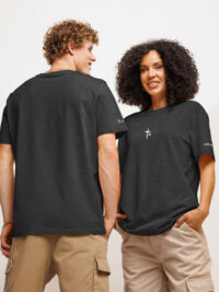 Organic Ribbed Neck T-Shirt - Image 4