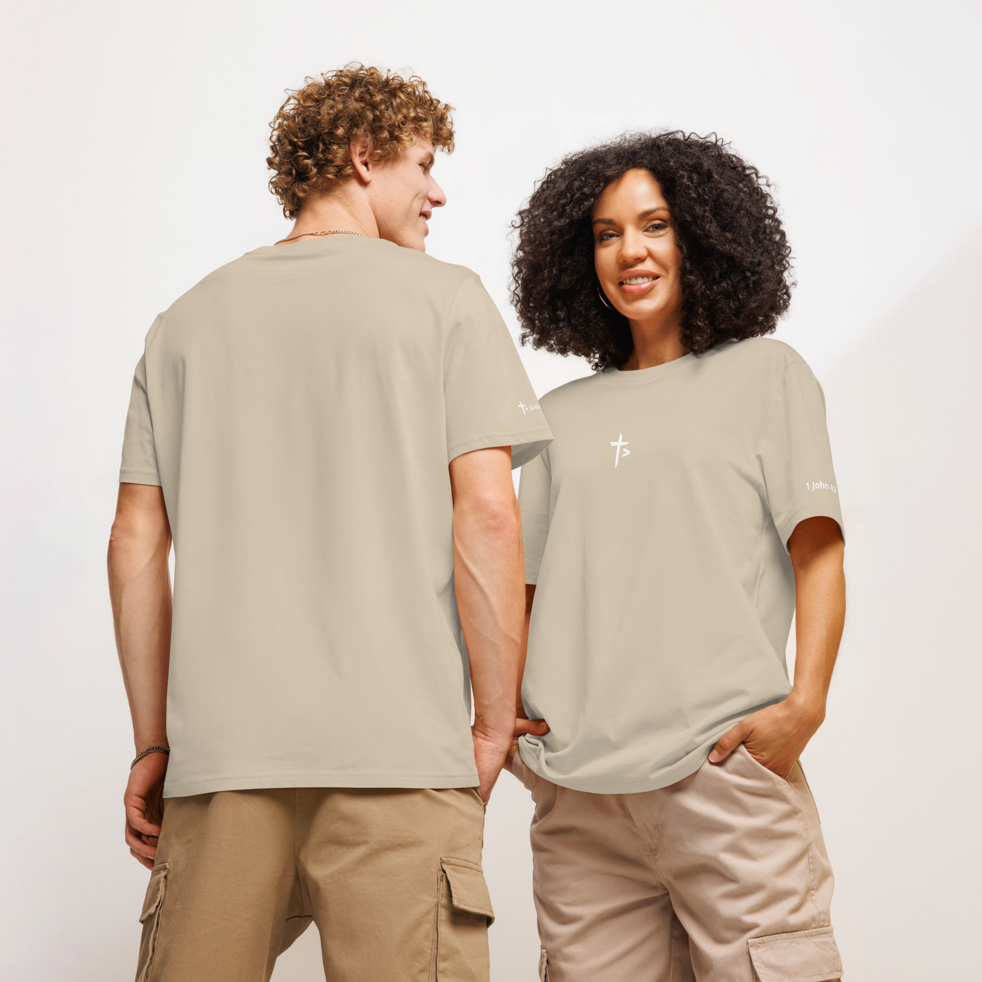 Organic Ribbed Neck T-Shirt - Image 11