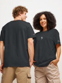 Organic Ribbed Neck T-Shirt - Image 6