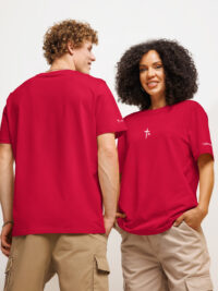 Organic Ribbed Neck T-Shirt - Image 8