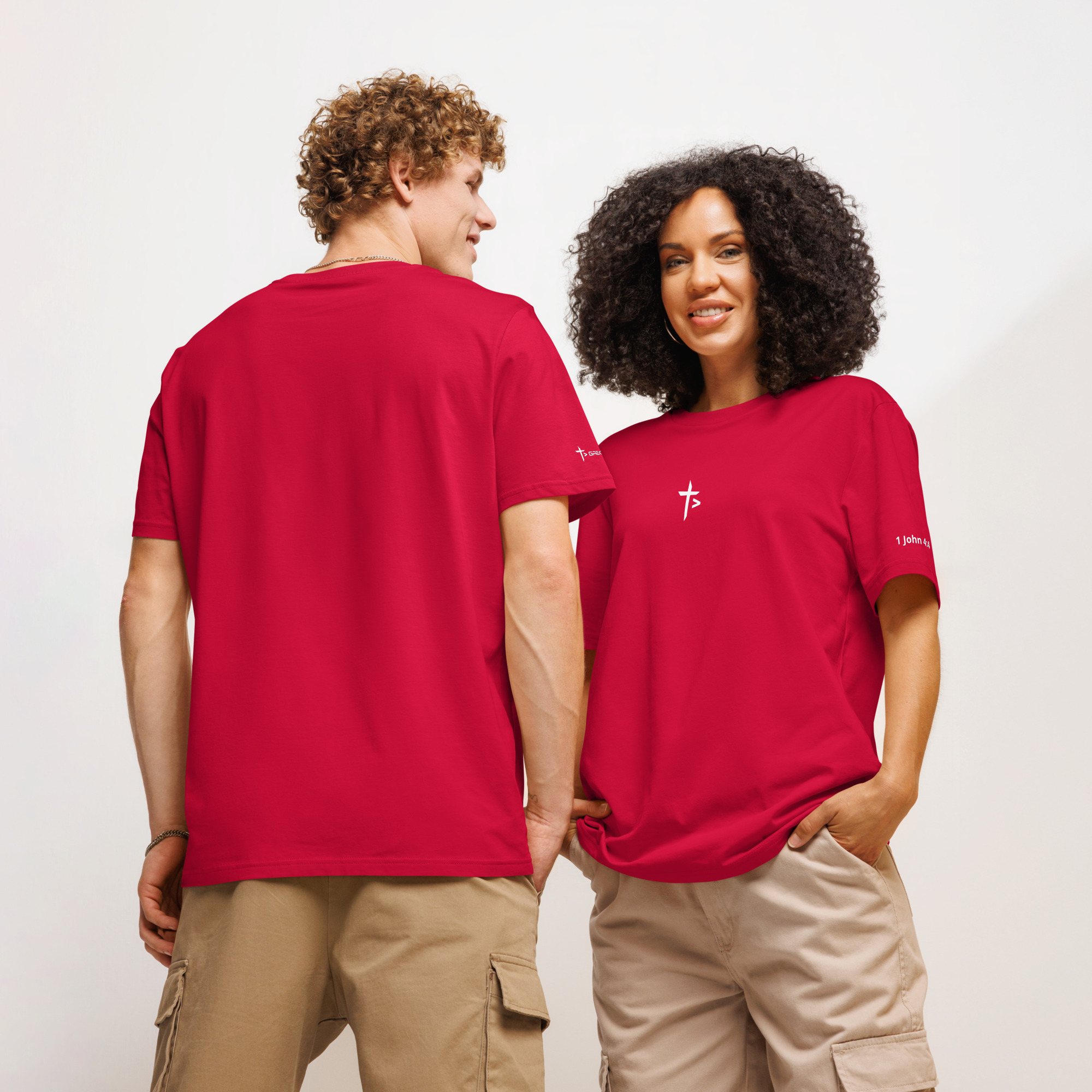Organic Ribbed Neck T-Shirt - Image 8