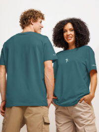 Organic Ribbed Neck T-Shirt - Image 9