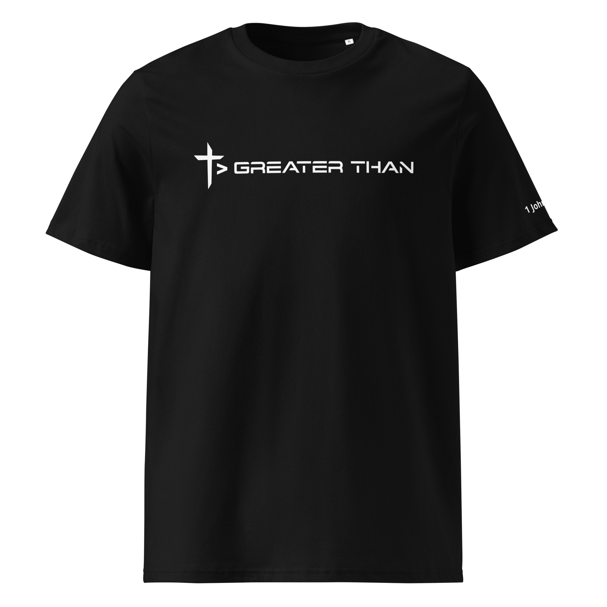 Unisex Ribbed Neck T-Shirt - Image 2