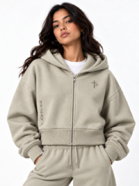 Women's Sculpted Zip Hoodie - Image 1