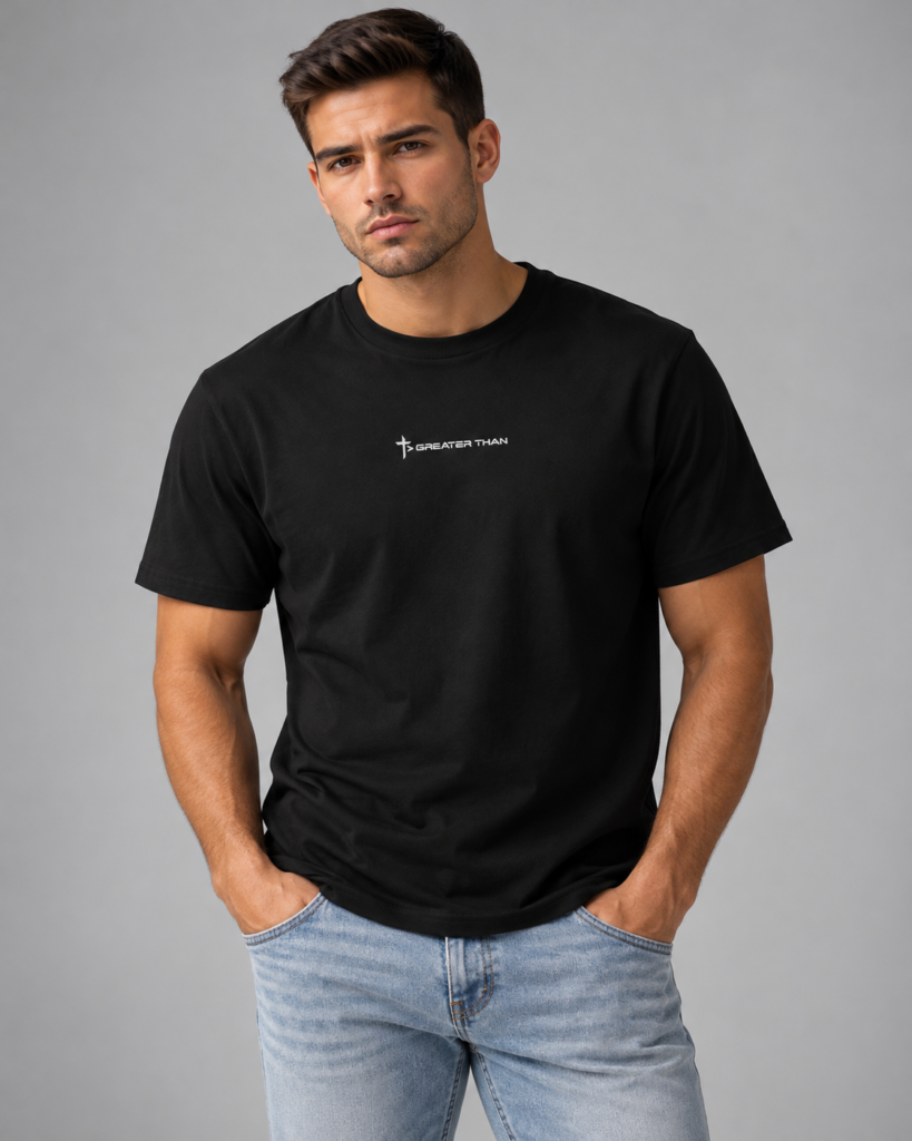 Classic Organic Ribbed Neck T-Shirt